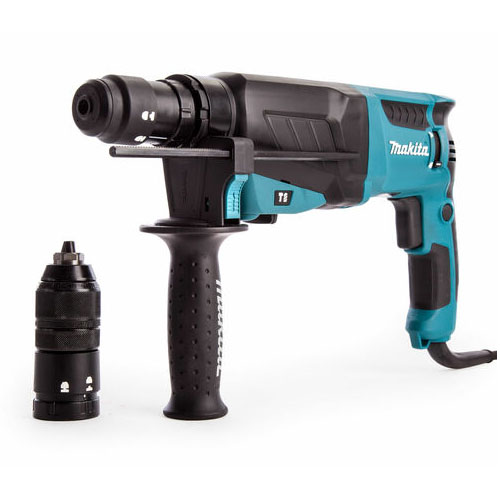 Makita 6 Piece Combo Kit: Demolition Hammer, Rotary Hammer, Angle Grinder, 2 Piece Drill Bit Set, 1 Piece Diamond disc 01-63-CONSTRUCTION