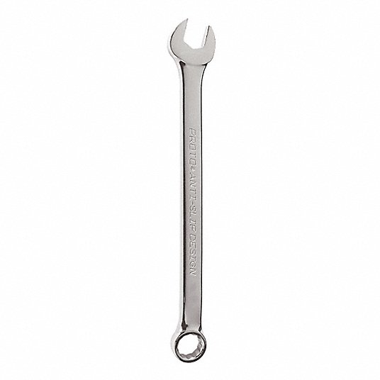Proto Combination Wrench, Alloy Steel, Satin, 1/4 inch Head Size, 4 7/8 inch Overall Length J1208A