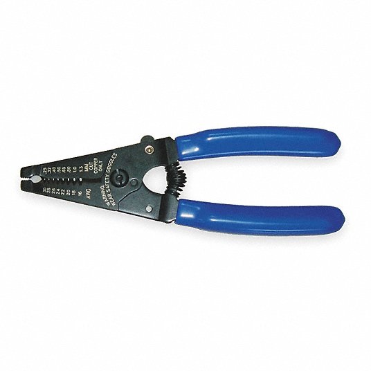 Westward 6 1/4 in Solid and Stranded Wire Stripper, 16 to 30 AWG Capacity 1YNA2