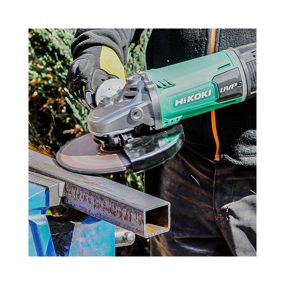Hikoki Angle Grinder, 2600 W, 230 mm, 6600 RPM, Trigger Switch, Soft Start, UVP System, 6.3 kg G23UDY2WKZ