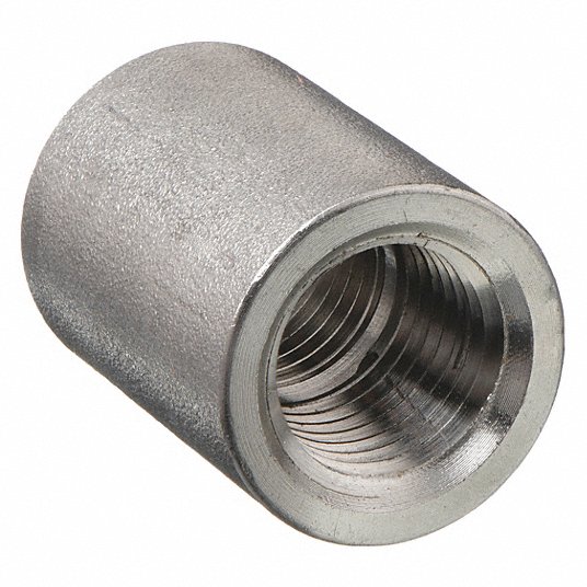 Grainger Approved Coupling, 304 Stainless Steel, 1/4Inch x 1/4Inch Fitting Pipe Size, Female NPT x Female NPT, Class 150 1LRY6