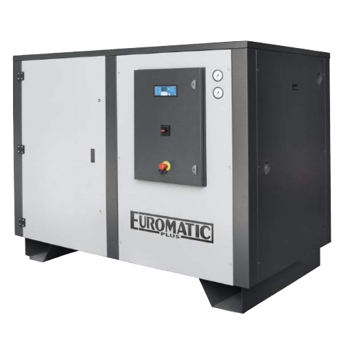 Euromatic SCREW COMPRESSOR , 45 KW / 60 HP , 400 V/3PH/60HZ ,10 BAR , 220 CFM, MAXTAIR-, DIRECT DRIVE / FIXED SPEED MX 6000