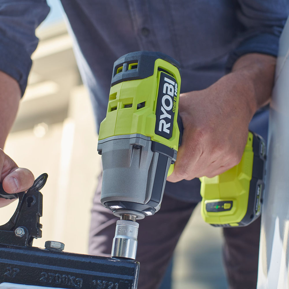 Ryobi Brushless High Torque Impact Wrench 18V, 1/2 inch Square Drive, 1600Nm RIWH18X-0