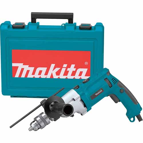 Makita 2-Speed Impact Drill For Steel, Wood, Masonry, Chuck 13mm, 1010W, 2.5kg HP2070