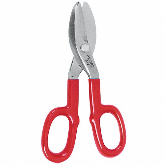Proto Tinners Snip, Straight, 7 in Overall Length, 18 ga Maximum Sheet Thickness J317