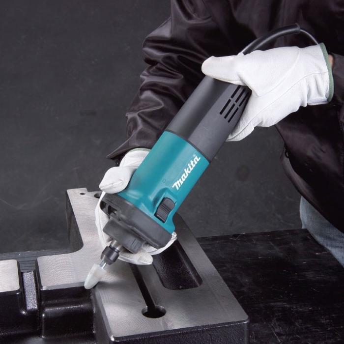 Makita Die Grinder, Slide Switch, 1/4inch (6mm), 400w, 25000rpm, 1.4kg GD0602