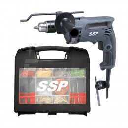 Makita Hammer Drill Machine, For Steel, Wood, Masonry, 710W, Chuck 13MM, 2.1kg MHP161KSP