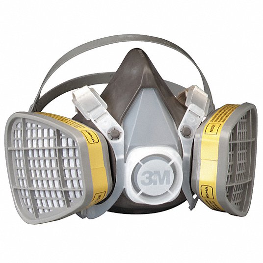 3M Half Mask Respirator Kit, 5000 Series, L 5303