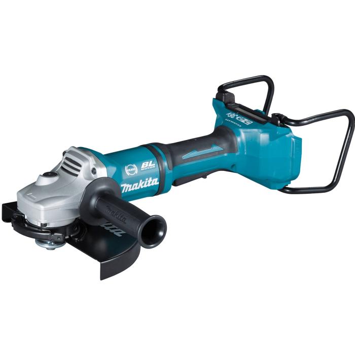 Makita Cordless Brushless Angle Grinder, 230mm(9 inch) , Large Trigger Switch, 18v x 2 (36v), 6000rpm, 8kg DGA900ZK