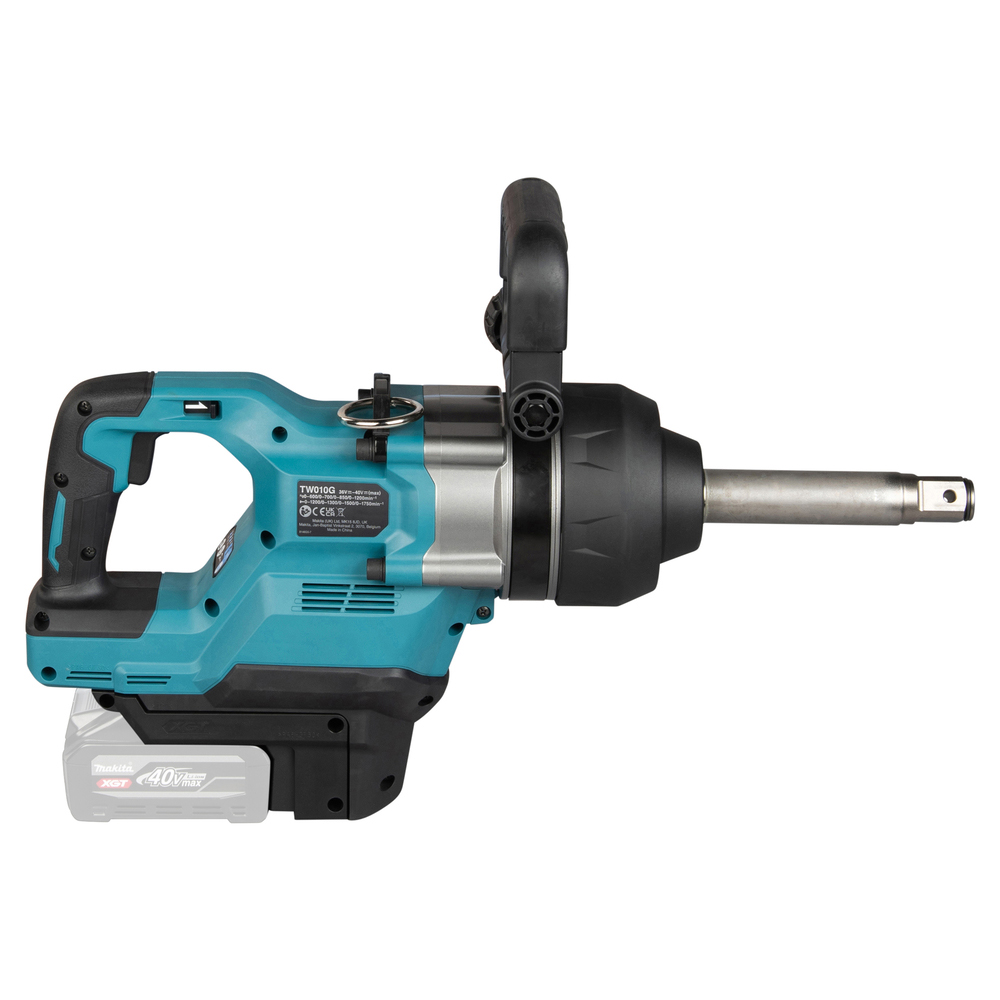 Makita Cordless Impact Wrench, 40V, Dr. 1 inch, 1200 rpm, 3150Nm, 11kg TW010GZ01