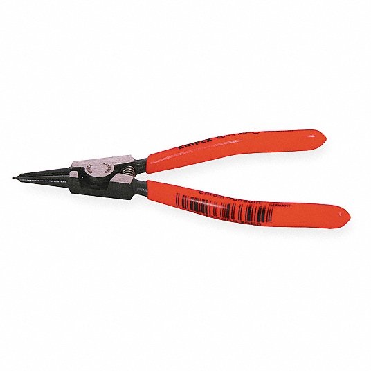 Knipex External Retaining Ring Plier, Tip Angle 0.046 in 46 11 A0 SBA