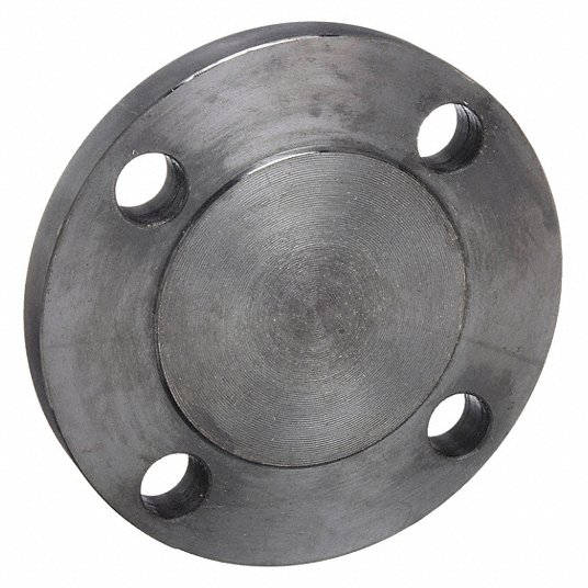 Grainger Approved Blind Flange, Black Steel, Class 150 4TXD7