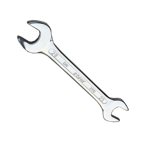 Stony DOUBLE OPEN END SPANNER MIRROR FINISH, 25x28 mm 8176659