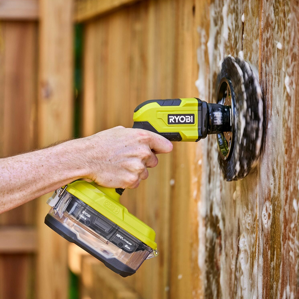Ryobi Hard Scrubber Ring Brush, 180mm RACLTH18