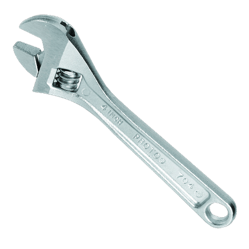 Proto Adjustable Wrench, 8 in J708