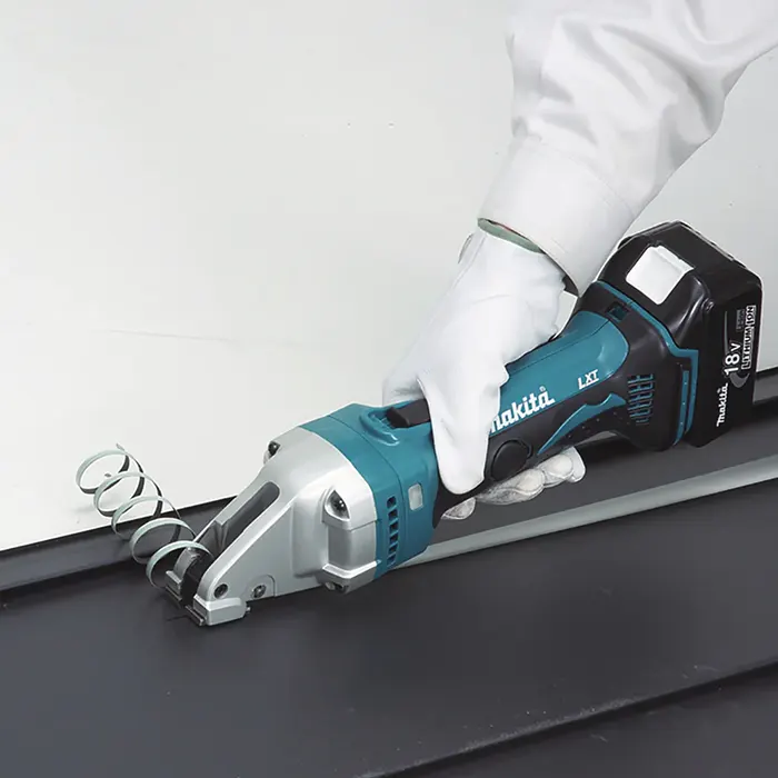 Makita Cordless Metal Shearing Machine For Steel, Aluminum, 18V,Cutting 1.0mm, 2.2kg DJS101RTJ
