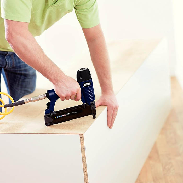 Rapid Pneumatic Stapler, Brad Nailer, Brad length 15-50mm, Operating Pressure: 5-7Bar,  2.57kg PB131