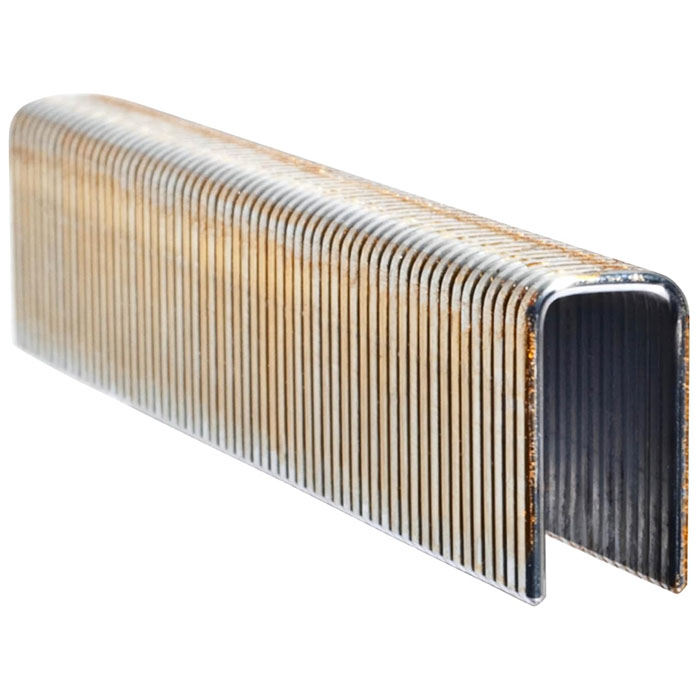 دبابيس دباسة خشب حرف يو، طول الرأس 40 مم، رقم 90، 1500 قطعة، مجلفنة