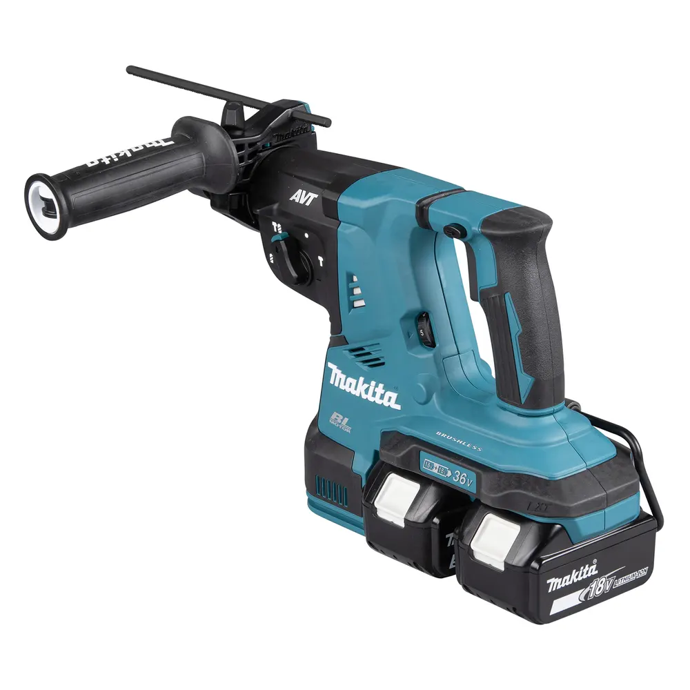 Makita Brushless Rotary Drill Machine For Concrete, Steel, Wood, 3 Operation Modes, 36V, 4.9kg DHR280PT2J