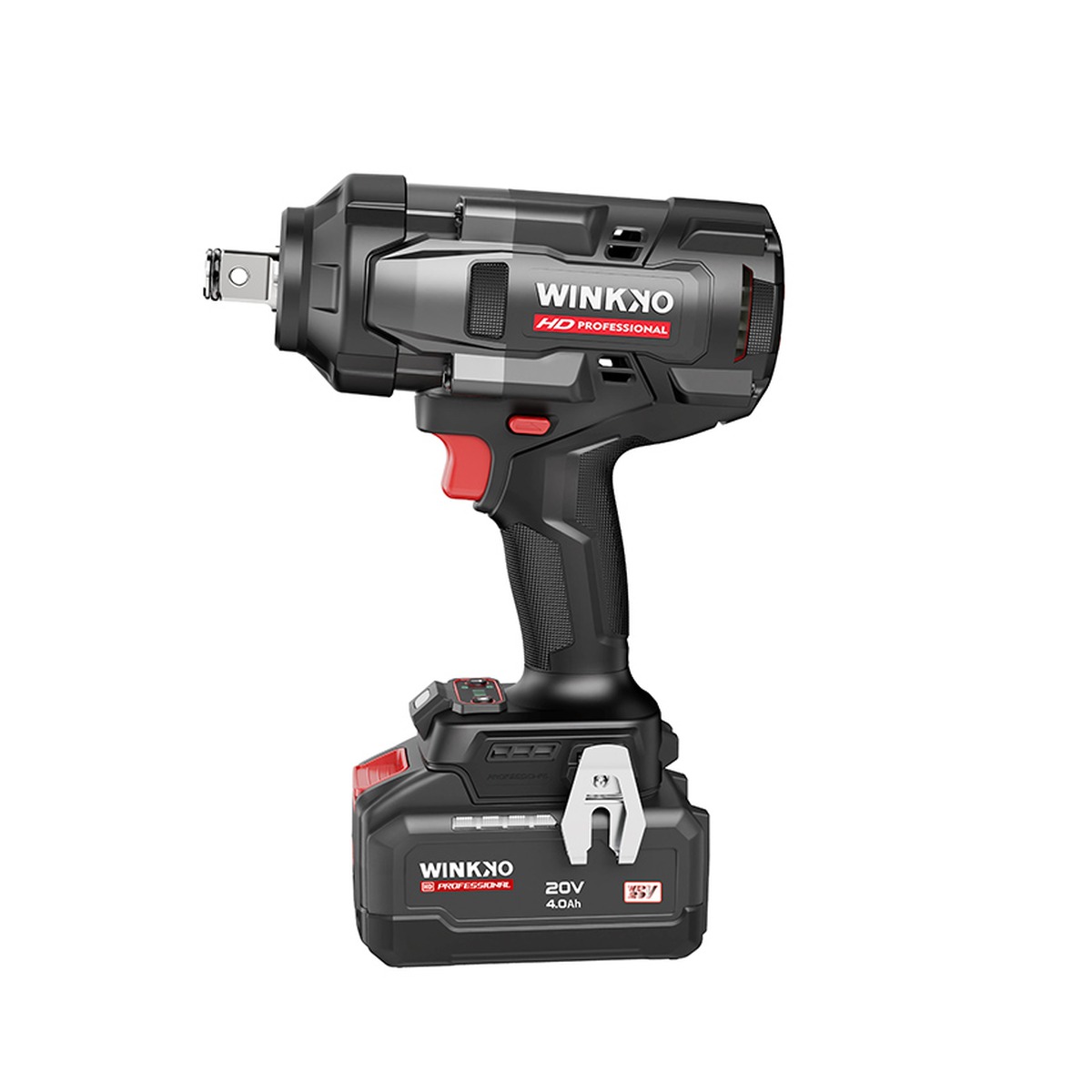 Winkko Cordless Brushless Impact Wrench, 20V, 3/4 inch, 1500 Nm, 1800 RPM HIW207BL