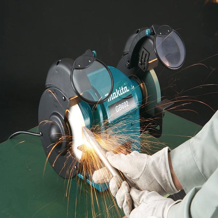 Makita Bench Grinder Machine 150mm (6 inch), 250W, 2850 rpm, 9.2 kg GB602