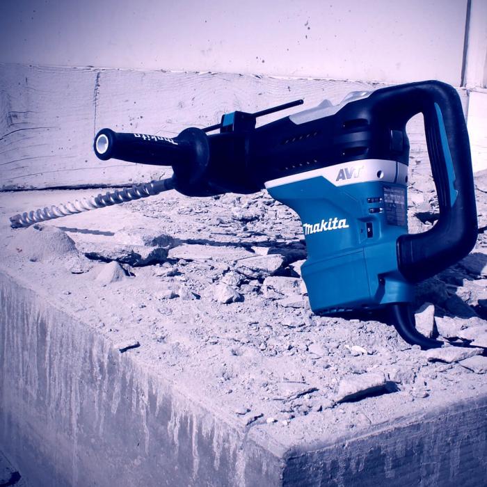 Makita Rotary Hammer Machine For Concrete, 2 Operation Modes, 1350W, 8.5kg HR4511C