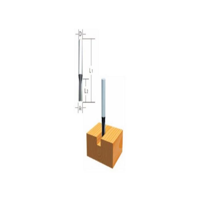 Makita Accessories ,Router Bits straight (1 Flute) D-47416