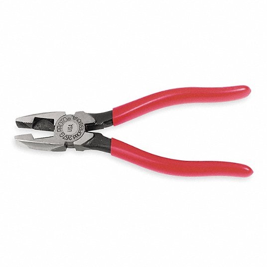Proto Linemans Plier, 7-1/4" L, Dipped 3R252