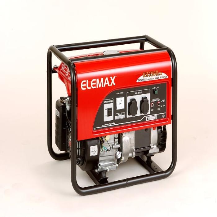 Elemax Portable Generator Gasoline 17 L, Made In Japan SH3900EX-LD