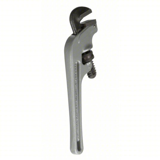 Ridgid End Pipe Wrench, 1 1/2 inch Jaw Capacity, Serrated, 10 inch Overall Length, I-Beam E-910/90107
