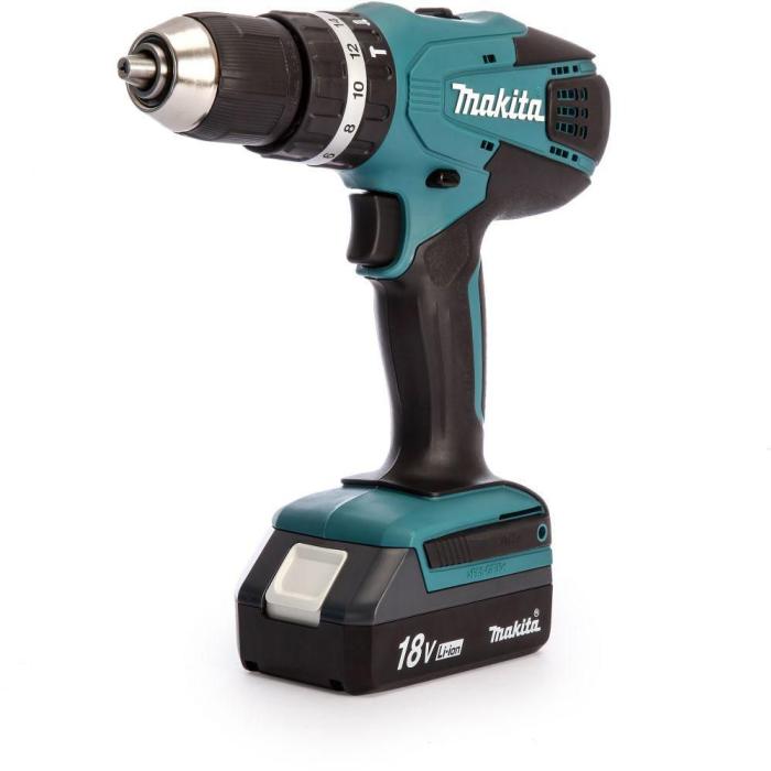 ماكيتا (سلسة G) مثقاب مطرقة تصادمی لاسكلي 18 فولت, 13mm HP457DWE