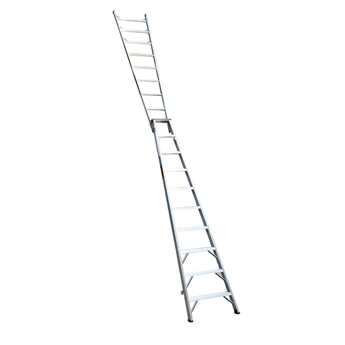 Reach Aluminum Two-in-One Ladder Step 10 (3.0m to 5.6m) TIO10