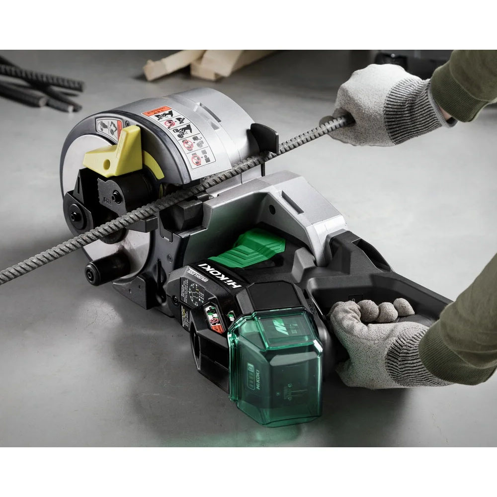 Hikoki Cordless Rebar Cutter/Bender 36V, 8–16 mm Capacity, 2.6 s Cutting, 3.8 s Bending, 18.6 kg VB3616DAWGZ