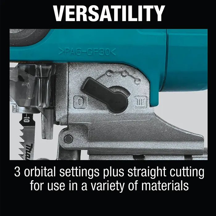 Makita Cordless Jig Saw, 18V, 0 ~ 2,600 SPM, 2.8 kg DJV180Z