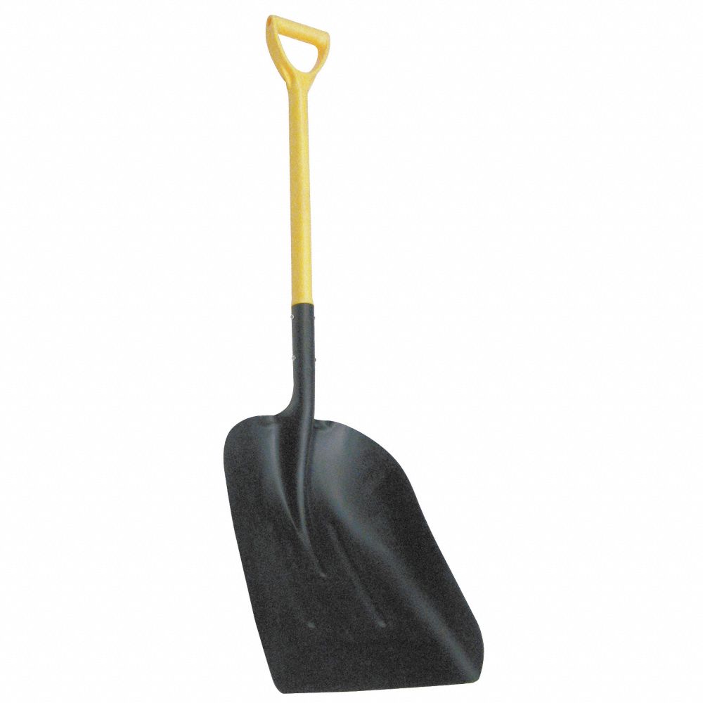 Westward Scoop, 27 inch Handle Length, Steel, 14 1/2 inch Blade Width, 19 inch Blade Length, 16 grams Gauge 4LVR3