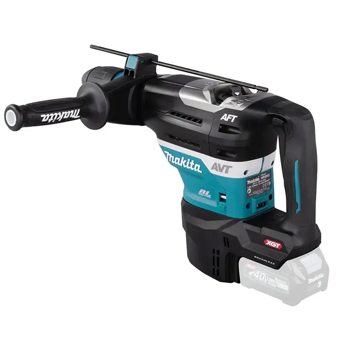Makita Cordless SDS Max Rotary Hammer, 2 Operation Modes, 40mm, 40V, 8 joules, 6.3kg HR005GZ