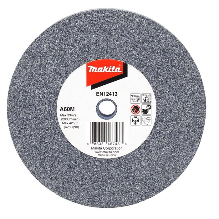 ماكيتا إكسسوارات, اسطوانة جلخ مستقيمة لماكينة الجلخ المنضدية, 150 × 25.4 مم (GB)6105L