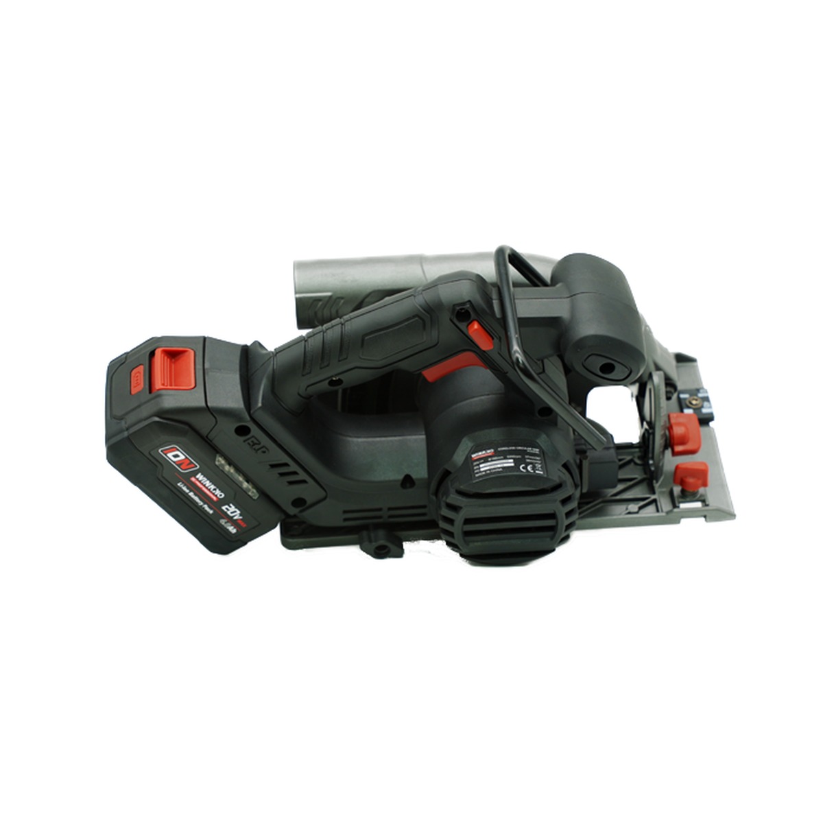 Winkko Cordless Wood Circular Saw, 20V, 5200rpm, 165 mm, 57 mm Cutting Capacity PCS203BL
