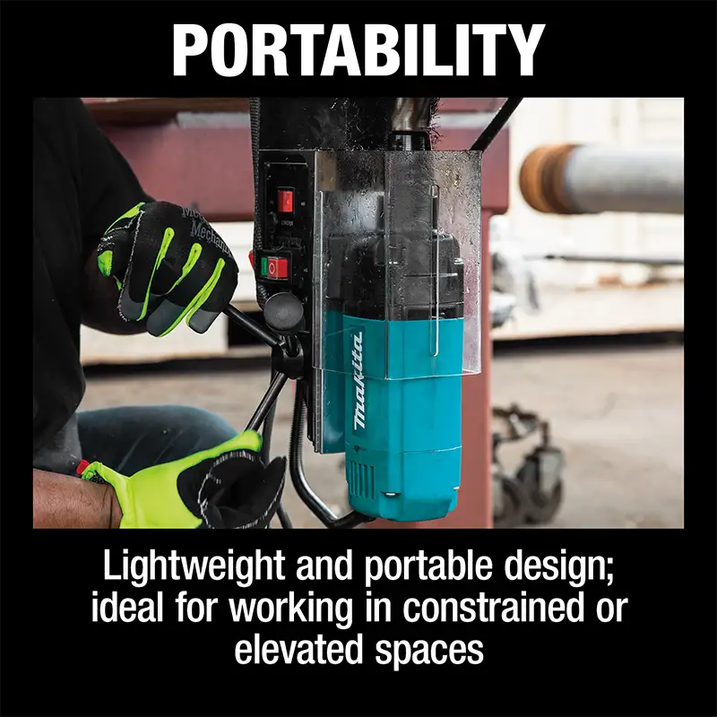 Makita Magnetic Drill Machine, Max. Drilling Capacity 35mm, 1050W, 850rpm, 11.6kg HB350