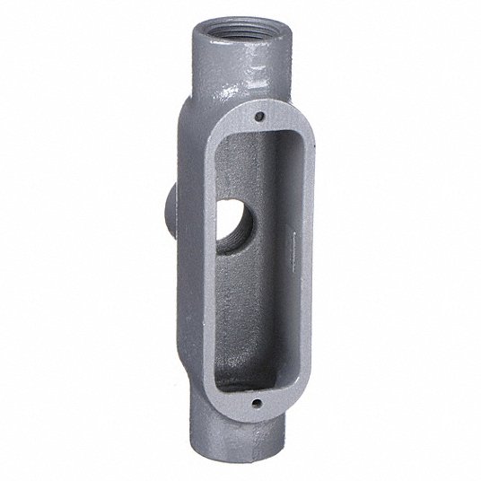Hubbell Killark Conduit Outlet Body, Iron, 3/4 inch Trade Size, 7 cu inch Body Capacity, Threaded Hub OTB-2M