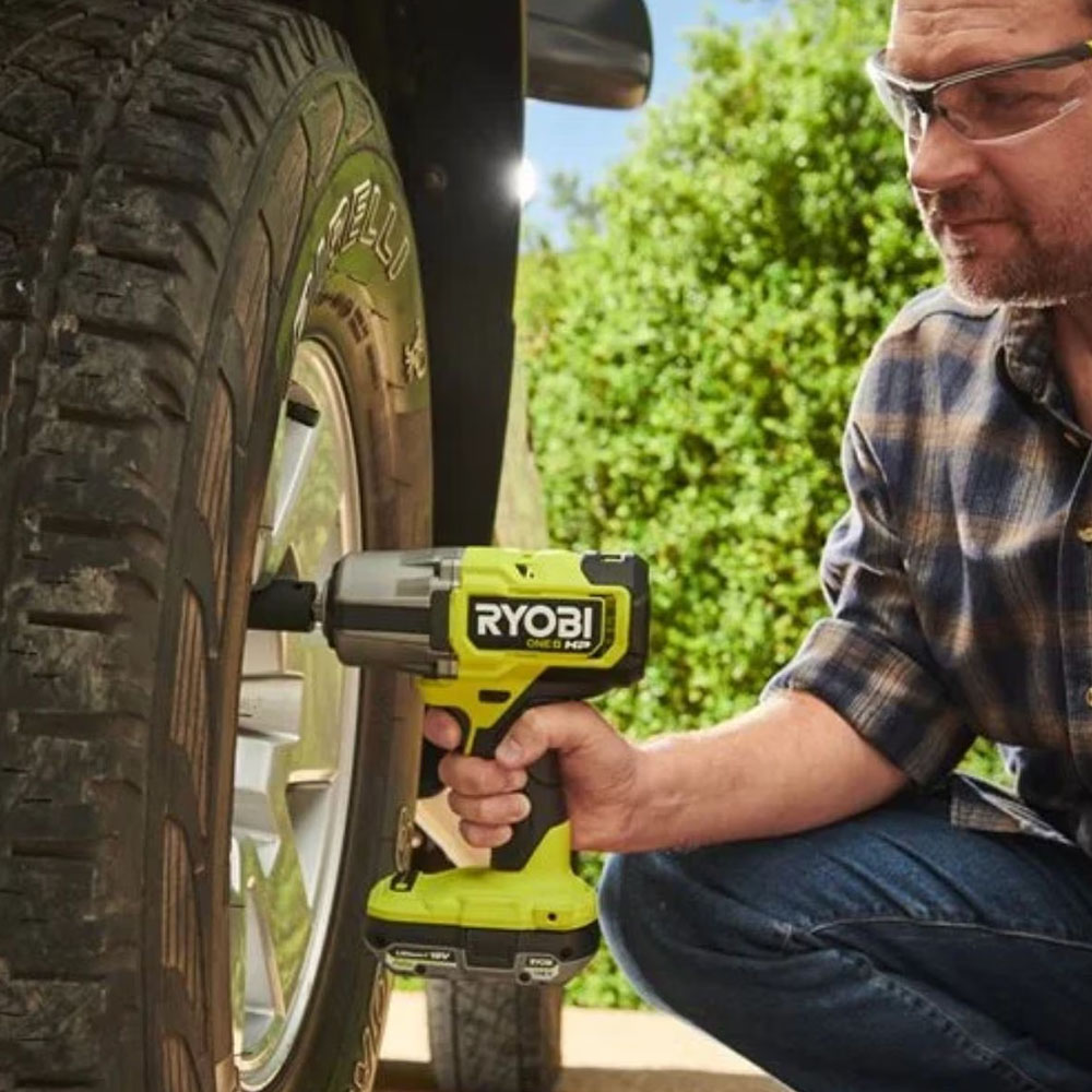 Ryobi Brushless High Torque Impact Wrench 18V, 1/2 inch Square Drive, 1600Nm RIWH18X-0