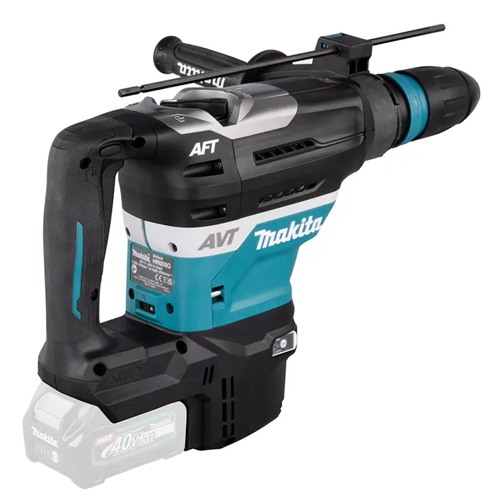 Makita Cordless SDS Max Rotary Hammer, 2 Operation Modes, 40mm, 40V, 8 joules, 6.3kg HR005GZ