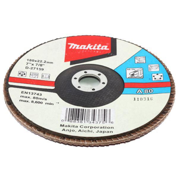 Makita Accessories, FLAP DISC ALUMINIUM OXIDE D-27165