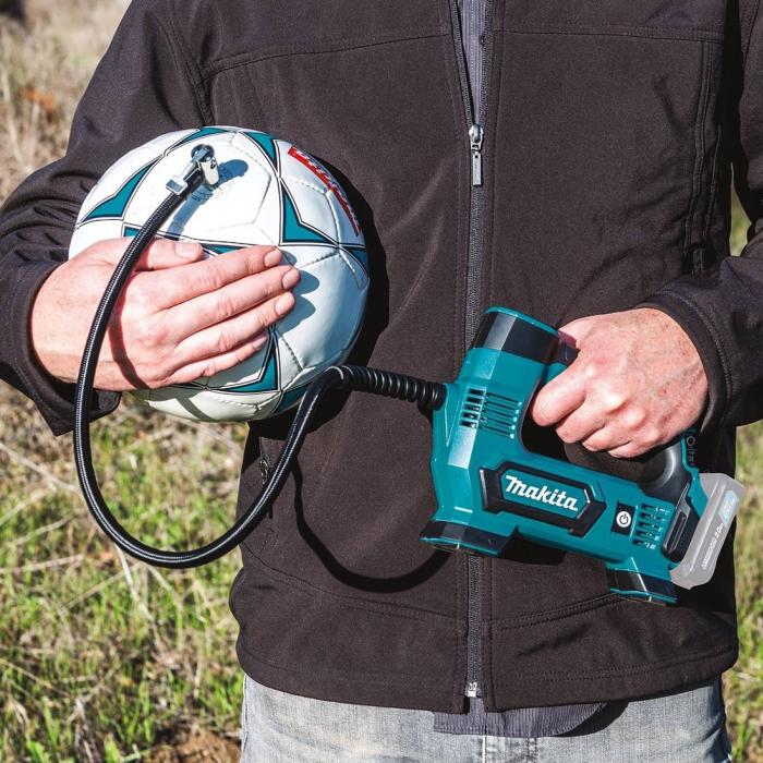 Makita Cordless Tyre Inflator, 12V, Max air Pressure 121 psi , 0.97kg MP100DZ