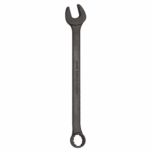 Proto Combination Wrench, Alloy Steel, Black Oxide, 1 inch Head Size, 14 inch Overall Length, Offset J1232BASD