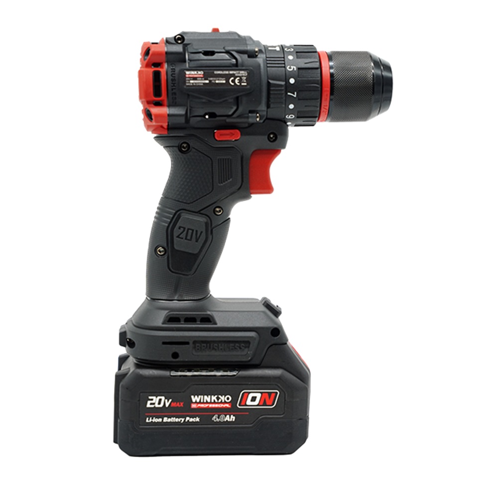 Winkko Cordless Drill 13mm, 20V, 32250 ipm, 120 Nm, 1.2 kg HCD201BLP
