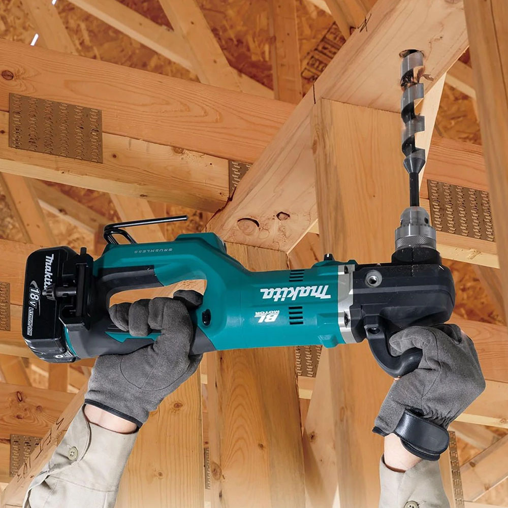 Makita Cordless Angle Drill LXT 18V, 13mm Chuck, 0–1,400 RPM, 2.8 kg DDA450ZK