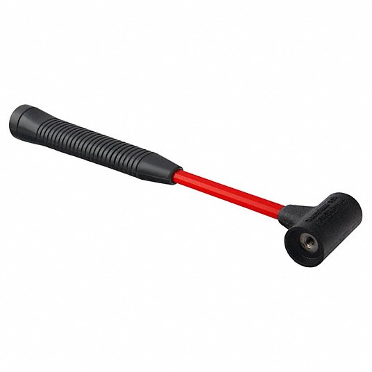 Proto Soft Face Hammer, 8 oz Head Weight, 1 inch Tip Diameter, 12 in Overall Length, Replaceable Tips, Fiberglass Handle JSF105
