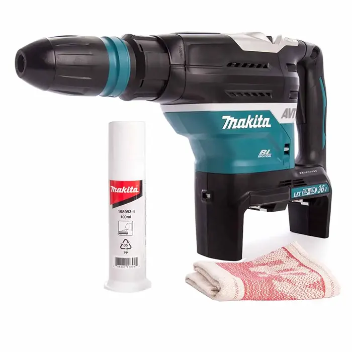 Makita Cordless Rotary Hammer, 36V, 2 Operation Modes, 40mm, 250 ~ 500 rpm, 7.2kg DHR400ZKUN