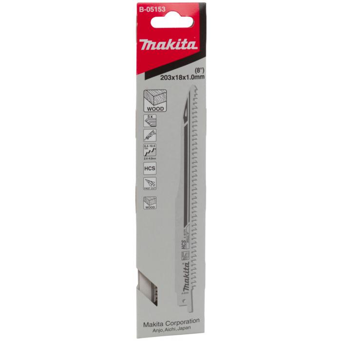 Makita Accessories, Reciprocating Saw Blade Super Express for wood(5PCS) B-05153